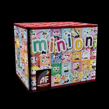 Minion Roman Candle Cake (24 Shot)